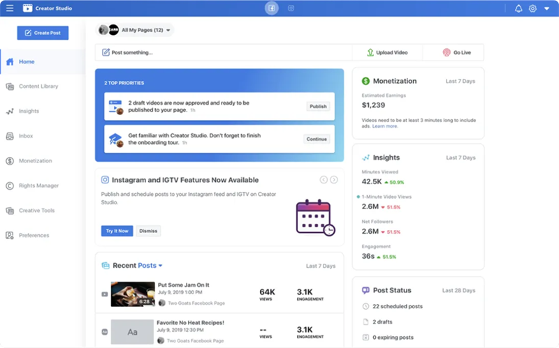 Facebook 创作工作室全面解析